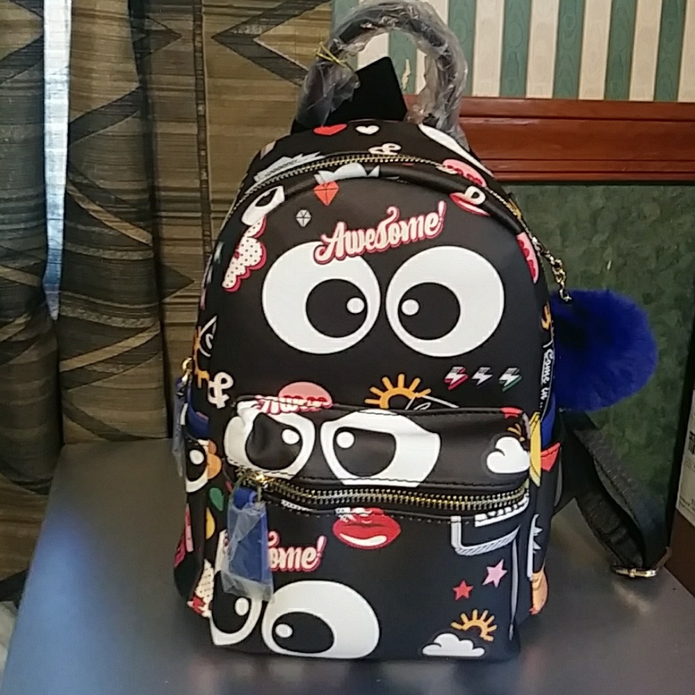 Emoticon Mini Backpack - Picture 1 of 4